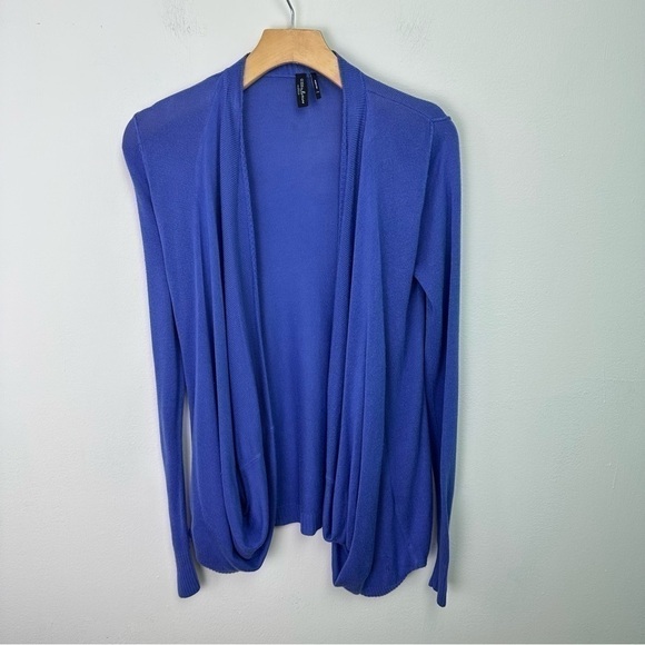 GUESS by Marciano Purple Cashmere Blend Long Sleeve Cardigan XS - Picture 2 of 6
